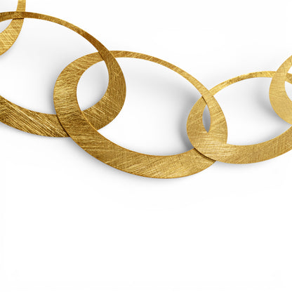 Collana Saturn in Argento 925 Placcato Oro