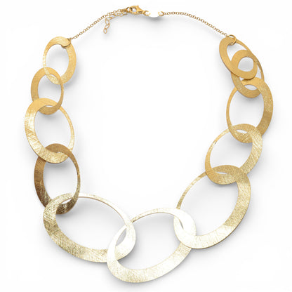 Collana Saturn in Argento 925 Placcato Oro