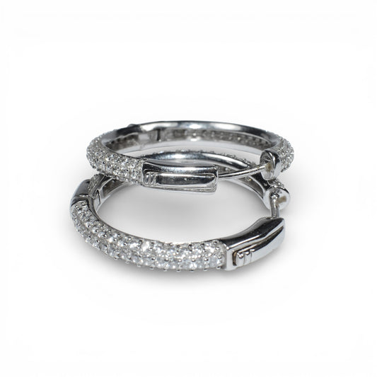 Orecchini Brillanti in Argento 925